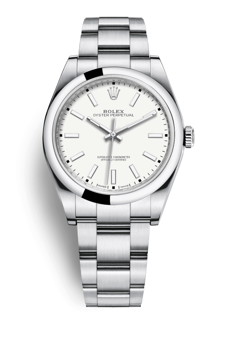 ROLEX OYSTER PERPETUAL OYSTER PERPETUAL 39 39mm 114300 Blanc