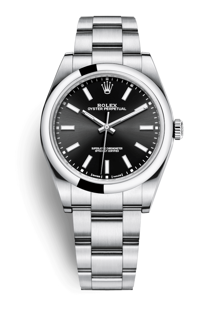 ROLEX OYSTER PERPETUAL OYSTER PERPETUAL 39 39mm 114300 Black