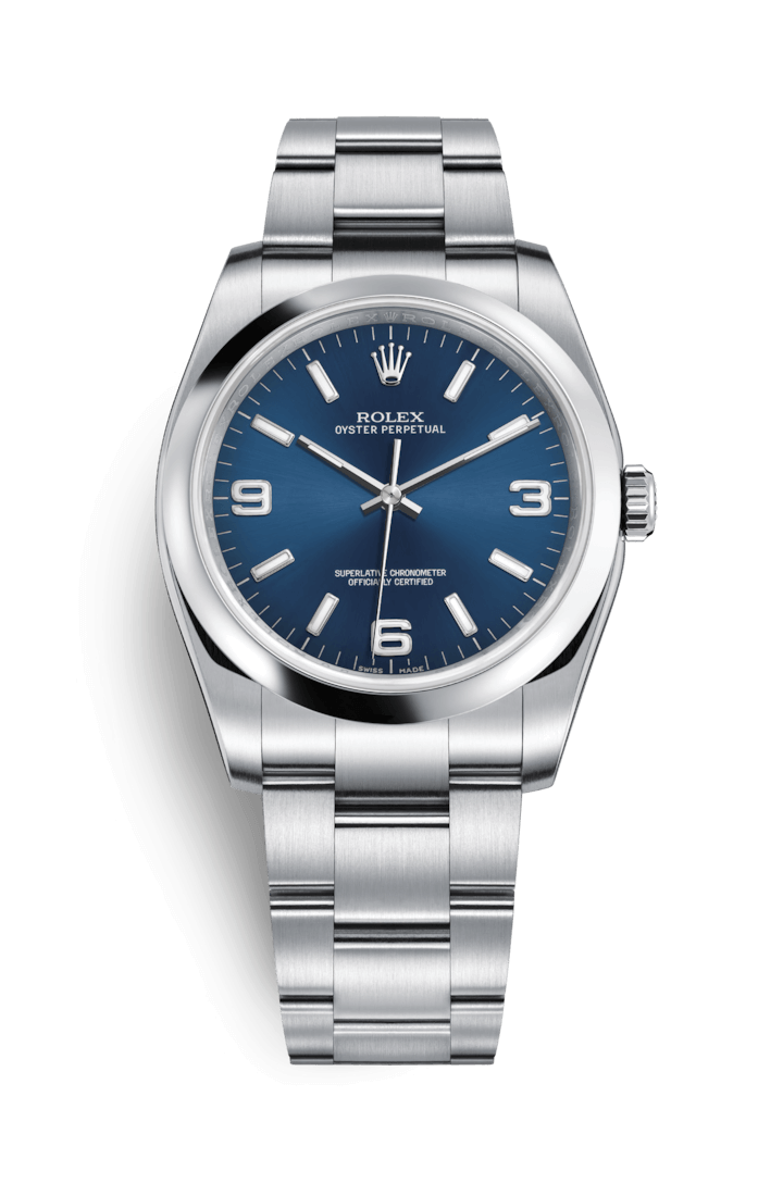 ROLEX OYSTER PERPETUAL OYSTER PERPETUAL 36 39mm 116000 Bleu