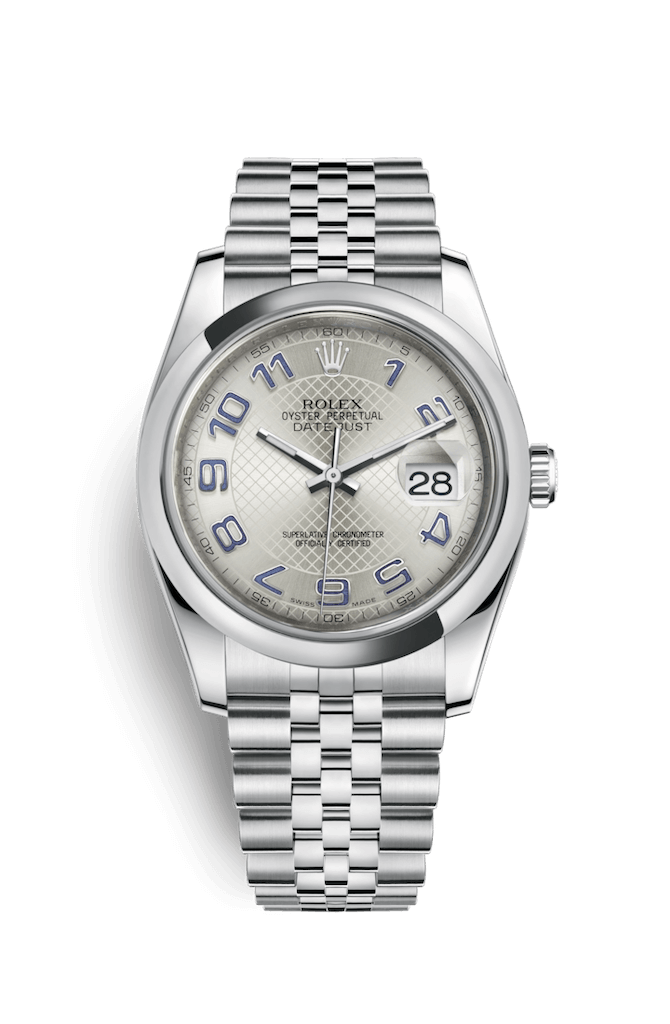 ROLEX OYSTER PERPETUAL DATEJUST 36 36mm 116200 Silver