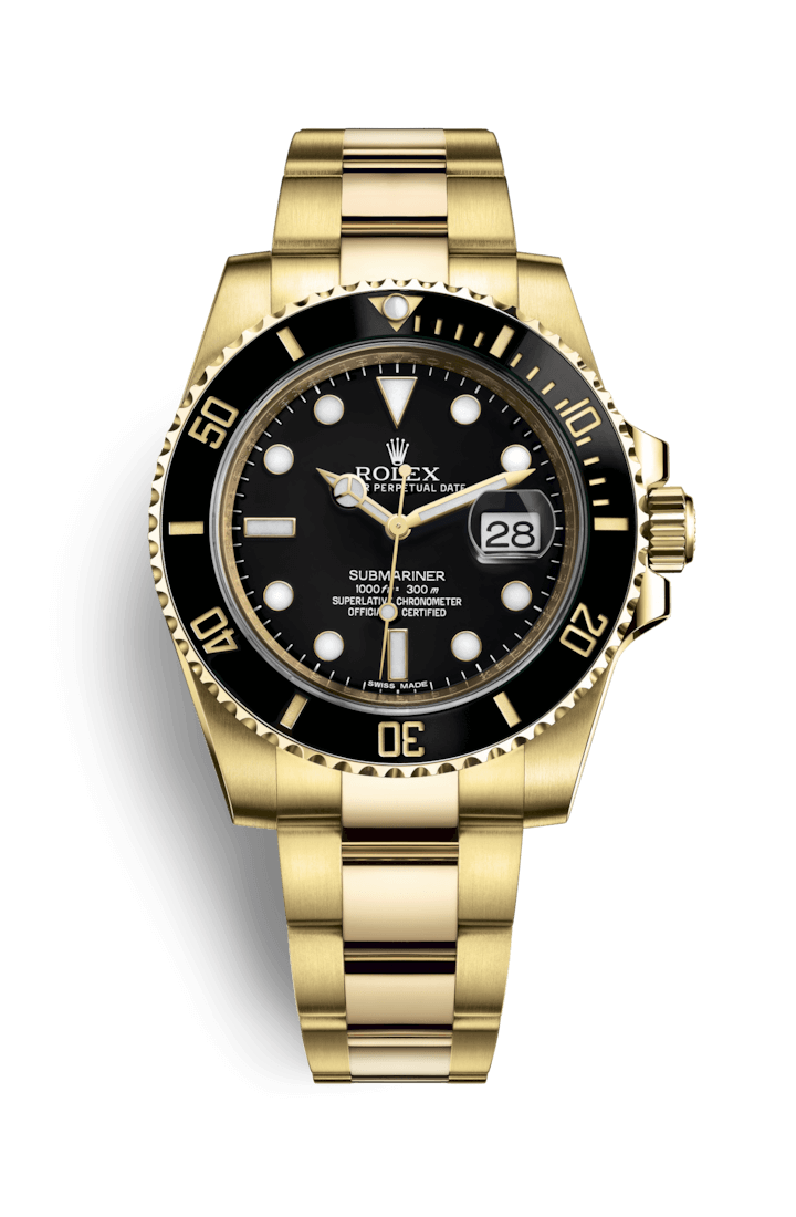 ROLEX OYSTER PERPETUAL SUBMARINER DATE 40mm 116618LN Black