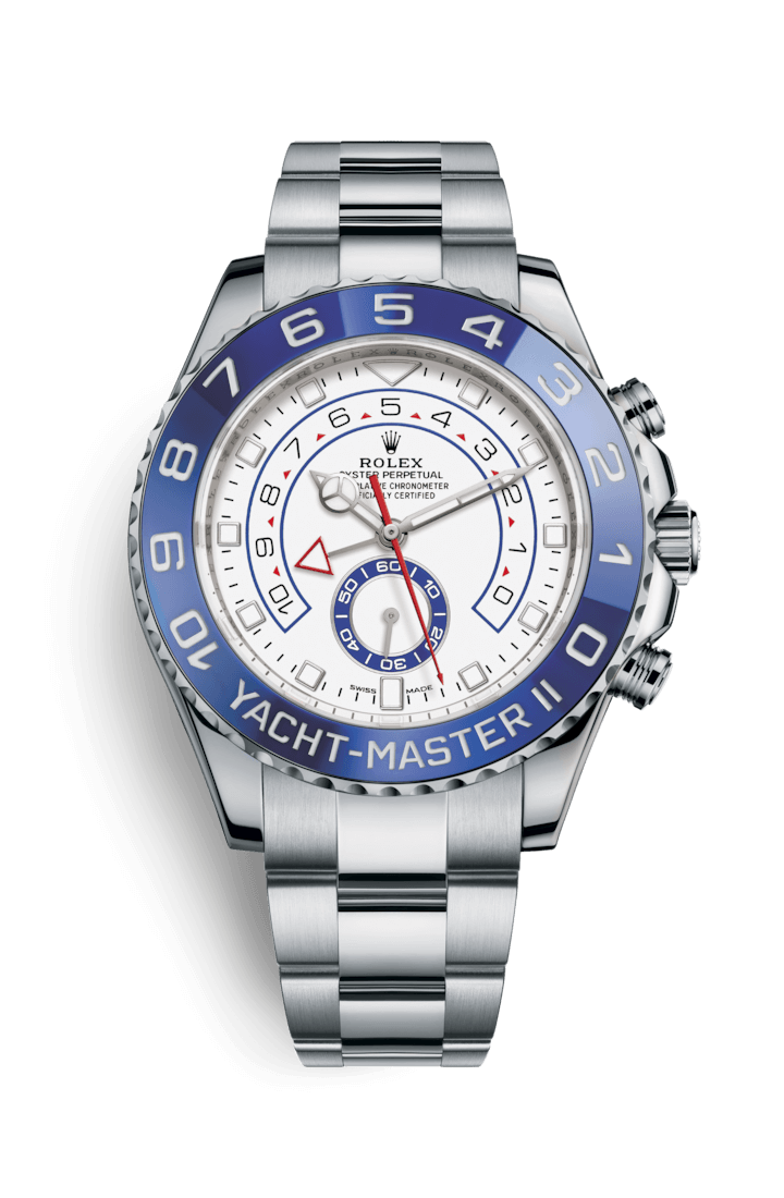 ROLEX OYSTER PERPETUAL YACHT-MASTER II 44mm 116680 Blanc