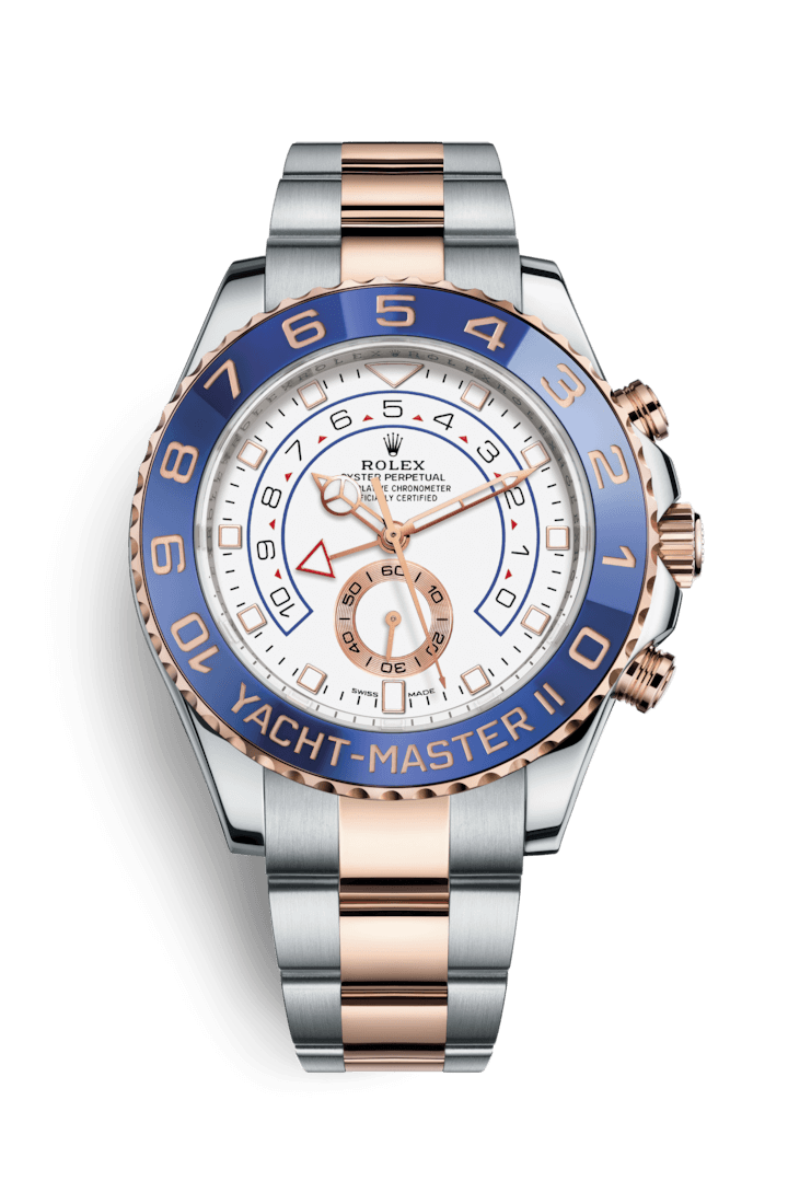 ROLEX OYSTER PERPETUAL YACHT-MASTER II 44mm 116681 White