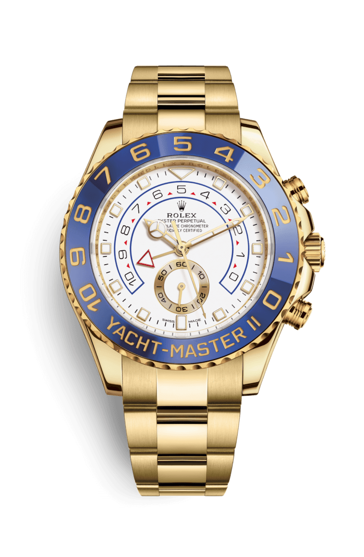 ROLEX OYSTER PERPETUAL YACHT-MASTER II 44mm 116688 White