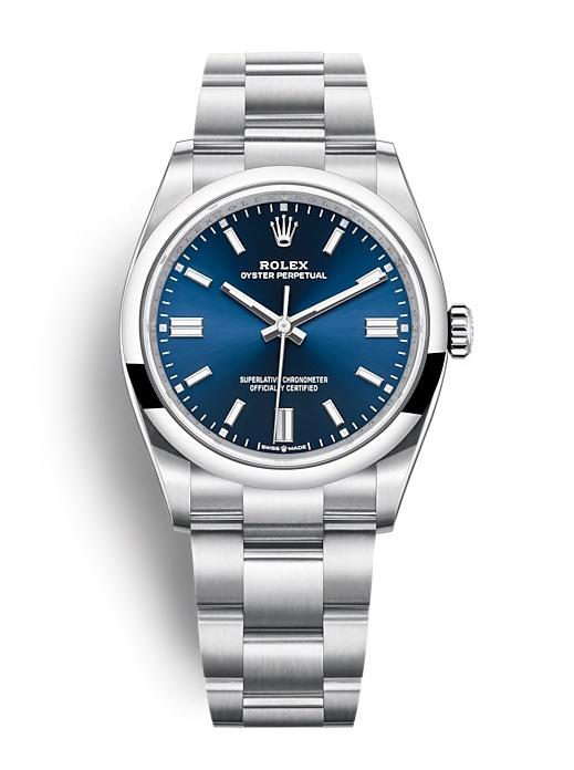 ROLEX OYSTER PERPETUAL OYSTER PERPETUAL 36 36mm 126000 Bleu