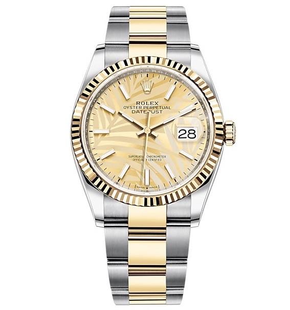 ROLEX OYSTER PERPETUAL DATEJUST 36 36mm 126233 Opaline