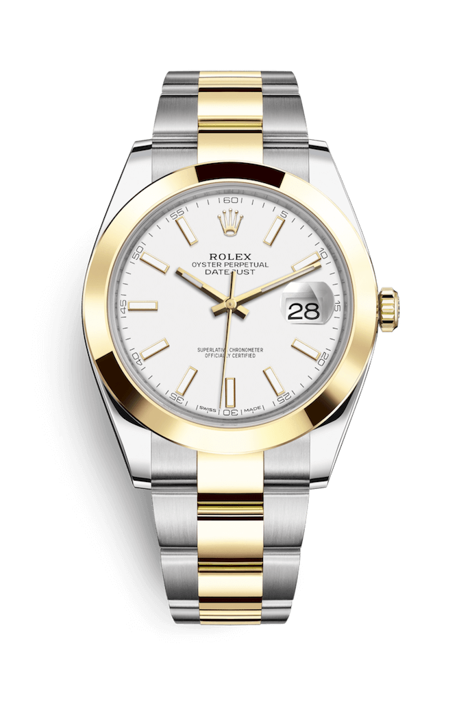 ROLEX OYSTER PERPETUAL DATEJUST 41 41mm 126303 White