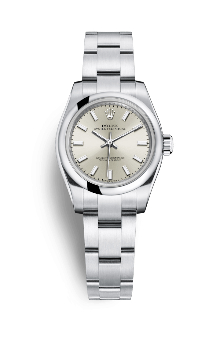 ROLEX OYSTER PERPETUAL OYSTER PERPETUAL 26 26mm 176200 Argenté
