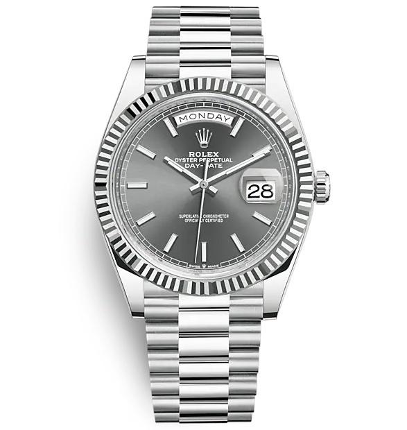 ROLEX OYSTER PERPETUAL DAY-DATE 40 40mm 228236 Grey