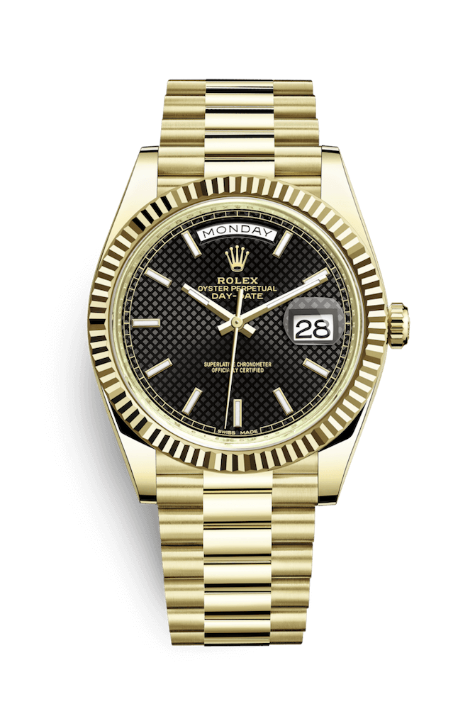 ROLEX OYSTER PERPETUAL DAY-DATE 40 40mm 228238 Black