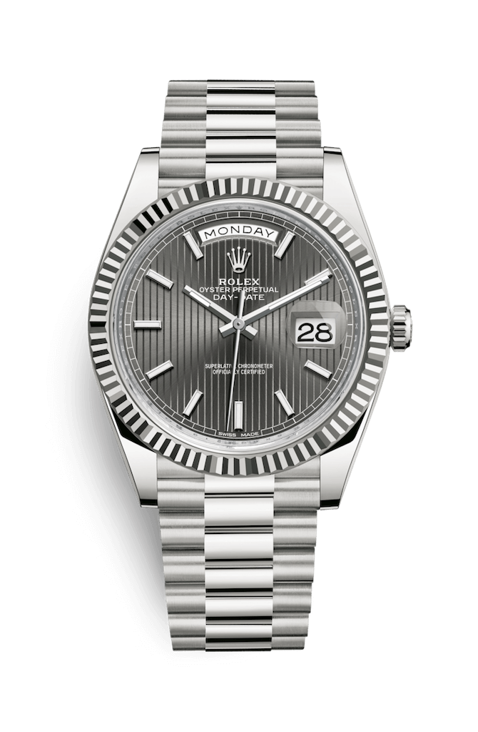 ROLEX OYSTER PERPETUAL DAY-DATE 40 40mm 228239 Grey