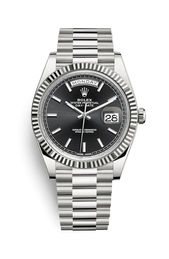 ROLEX OYSTER PERPETUAL DAY-DATE 40 40mm 228239 Black