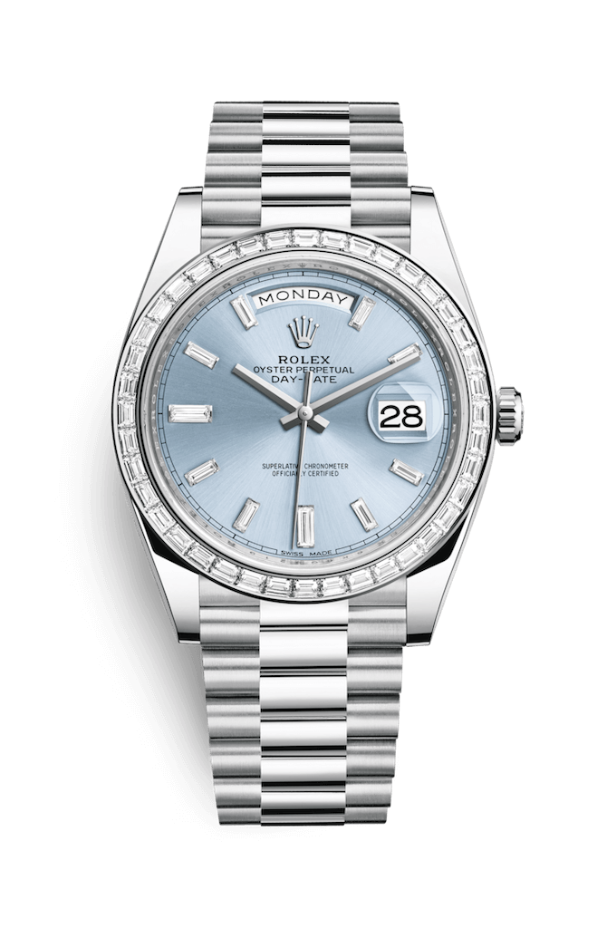 ROLEX OYSTER PERPETUAL DAY-DATE 40 40mm 228396TBR Blue