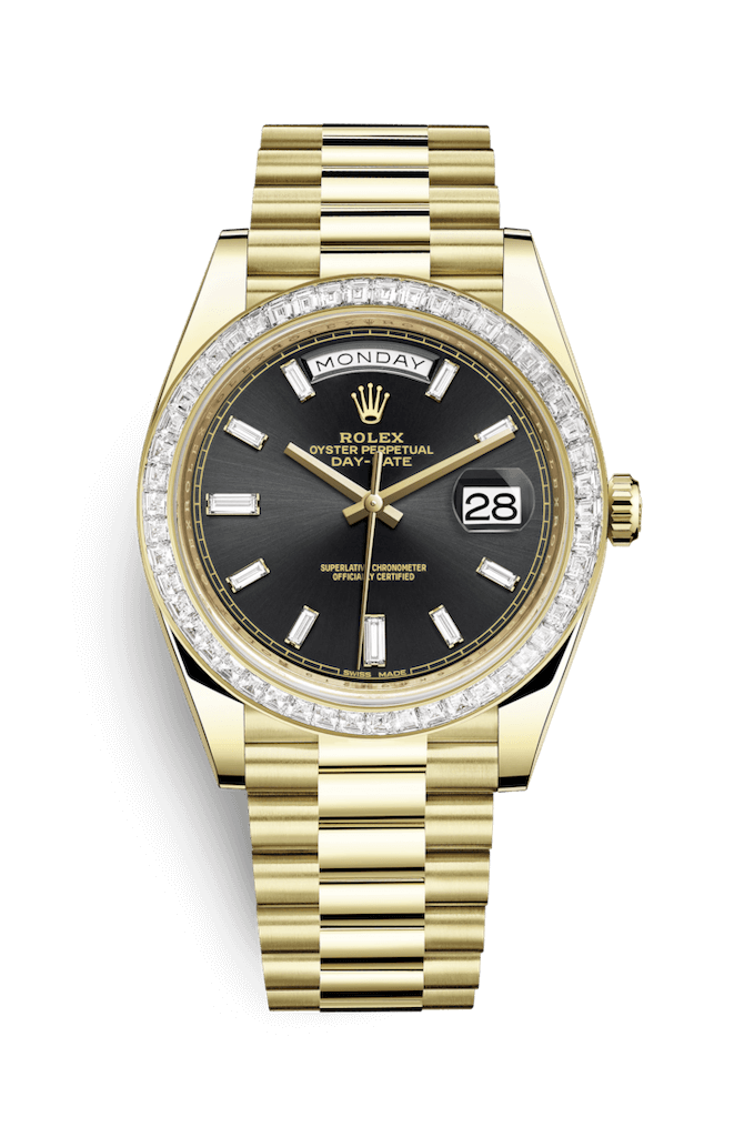 ROLEX OYSTER PERPETUAL DAY-DATE 40 40mm 228398TBR Noir