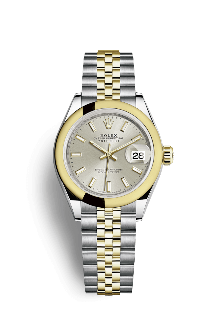 ROLEX OYSTER PERPETUAL LADY-DATEJUST 28 28mm 279163 Opaline