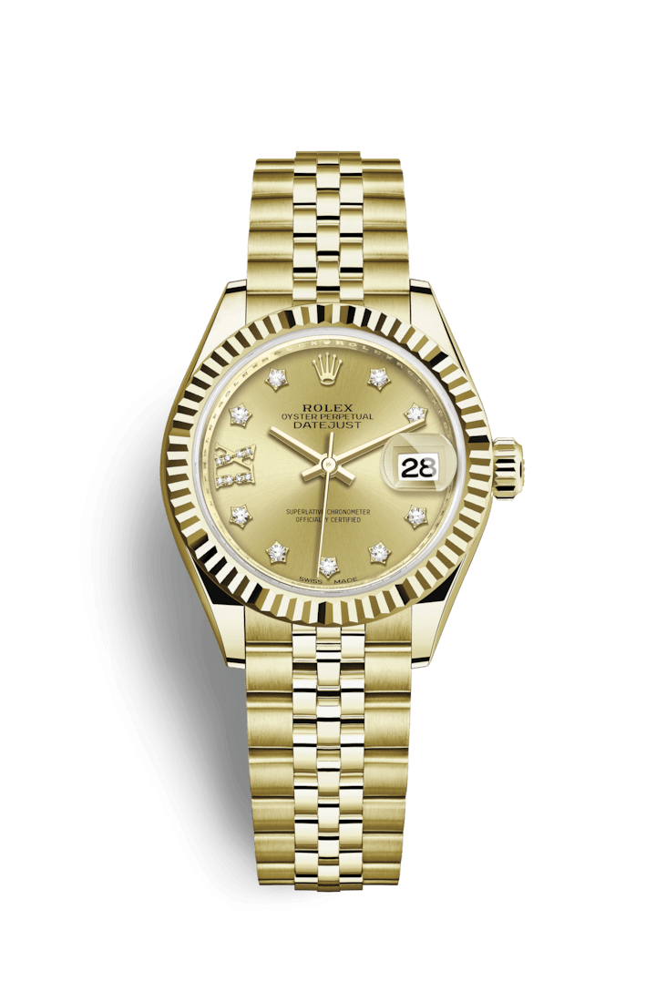 ROLEX OYSTER PERPETUAL LADY-DATEJUST 28 28mm 279178 Opaline