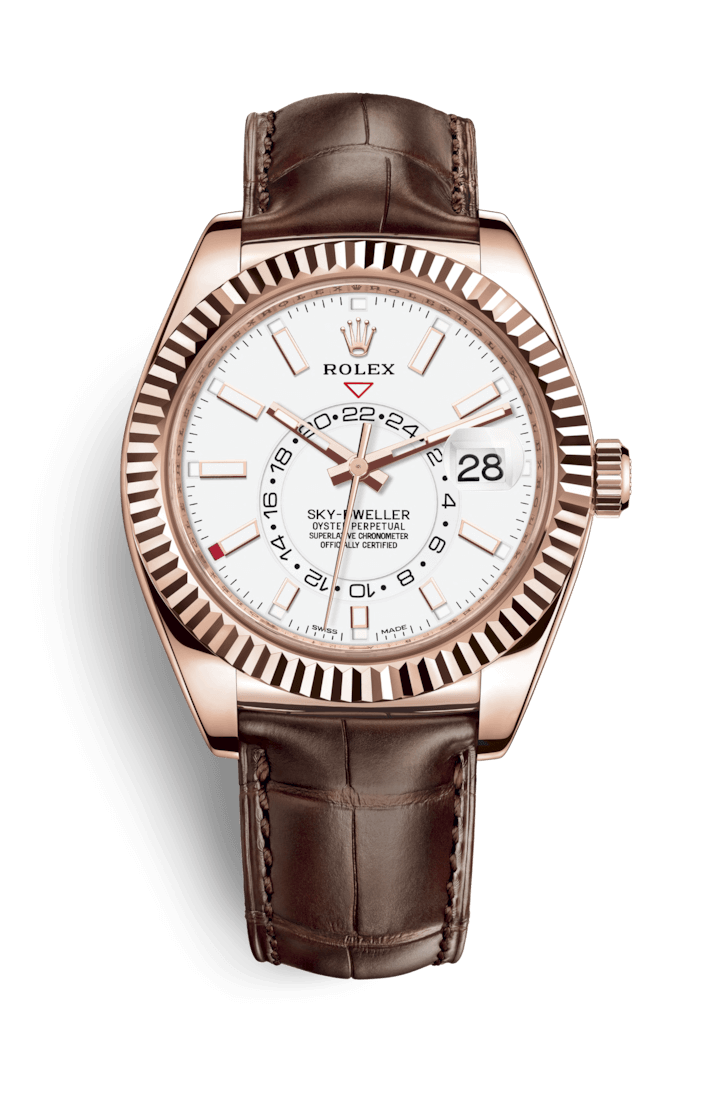 ROLEX OYSTER PERPETUAL SKY-DWELLER 42mm 326135 White