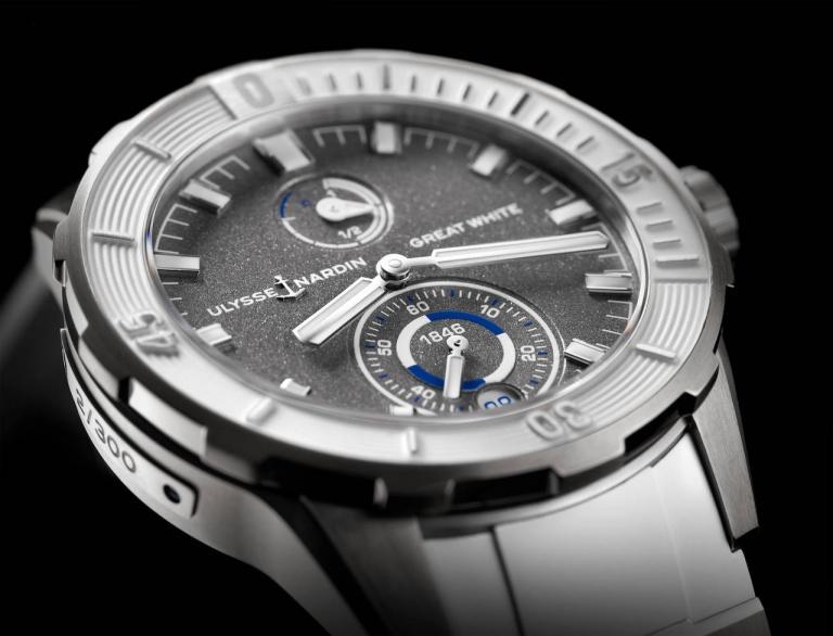 ULYSSE NARDIN DIVER CHRONOMETER GREAT WHITE LIMITED EDITION 44mm 1183-170LE-3/90-GW White