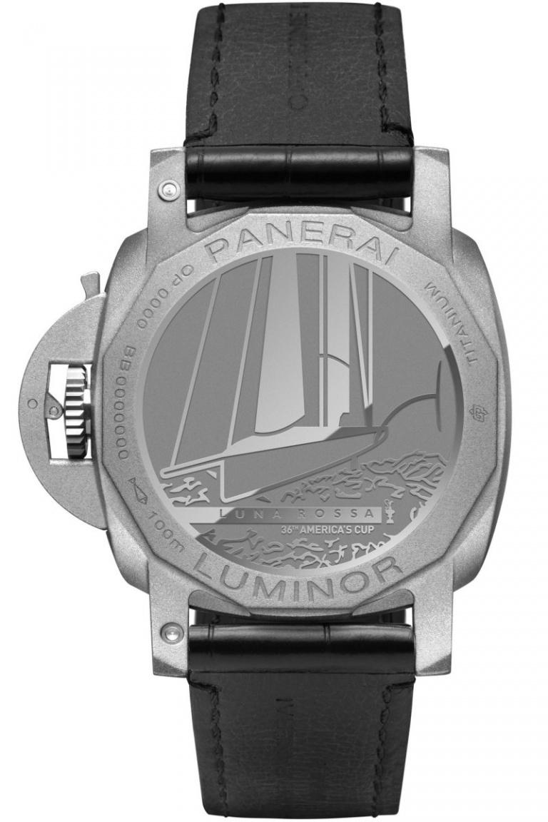 PANERAI LUMINOR 3 DAYS GMT AUTOMATIC 42mm PAM01096 LUNA ROSSA Gris