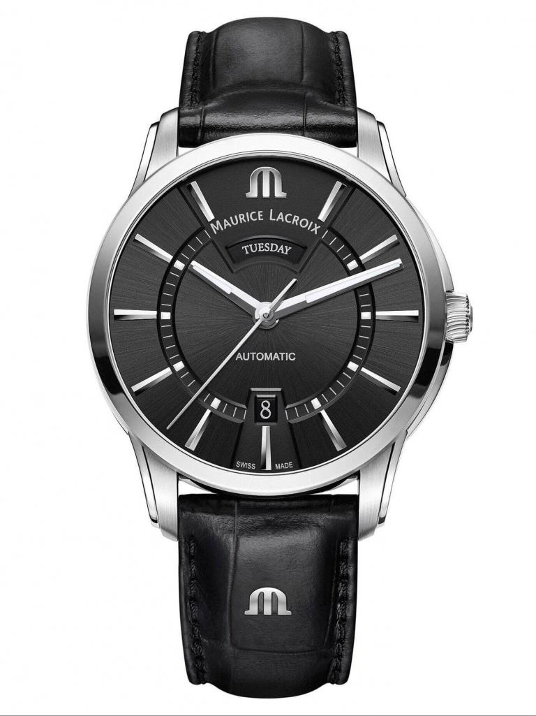 MAURICE LACROIX PONTOS DAY DATE 41MM 41mm PT6358-SS001-330-1 Black