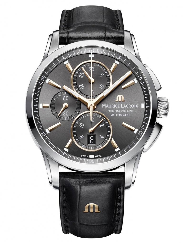 retail PONTOS price, hand PT6388-SS001-331-1: 43MM second and specifications CHRONOGRAPH price, reviews LACROIX MAURICE