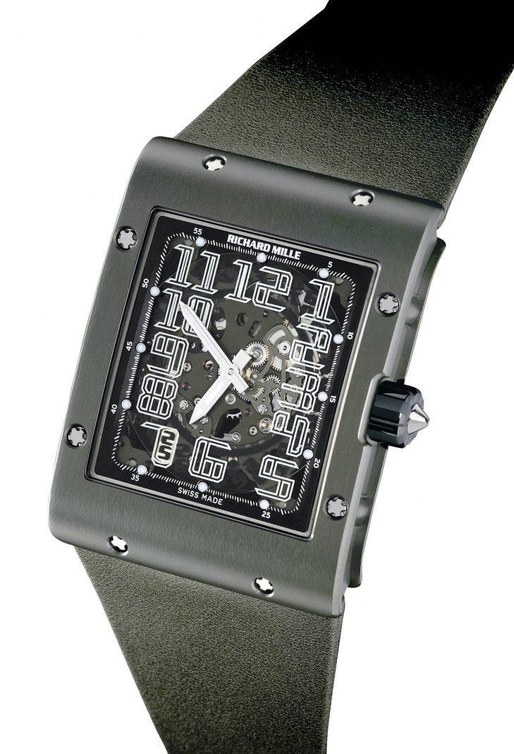 RICHARD MILLE RM RM 016 49.8mm RM 016 AUTOMATIC EXTRA FLAT TITALYT Squelette