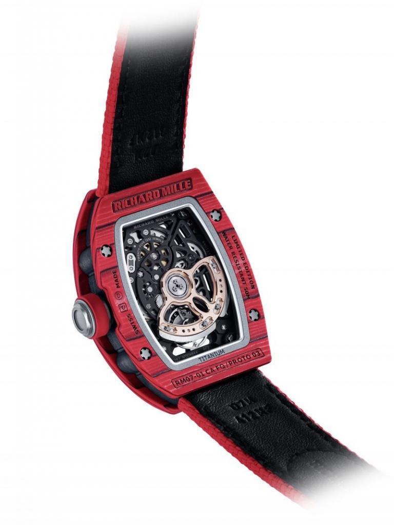 RICHARD MILLE RM RM 07-01 29.9mm RM 07-01 Automatic Racing Red Skeleton