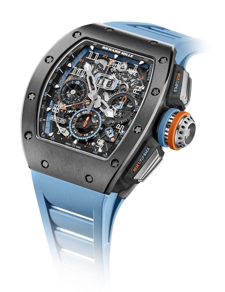 RICHARD MILLE RM RM 011 42.7mm RM 11-05 Flyback Chronograph GMT Squelette