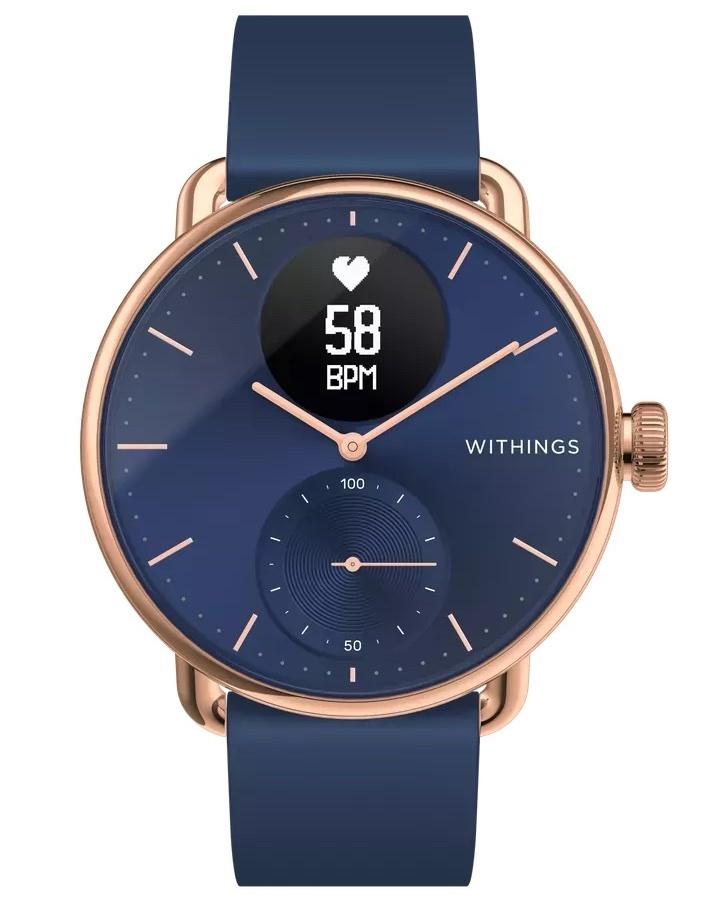 WITHINGS SCANWATCH GOLD 38mm BLUE Blue