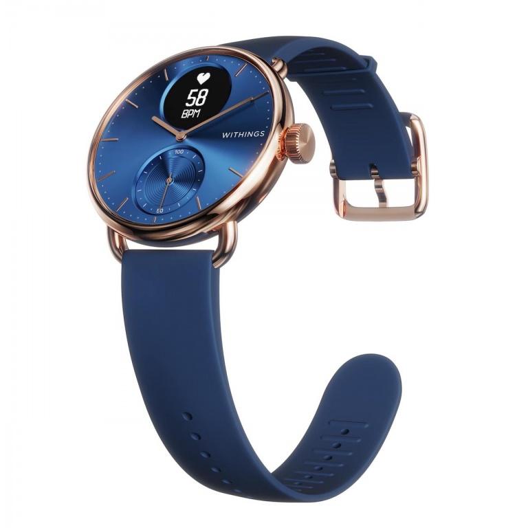 WITHINGS SCANWATCH GOLD 38mm BLUE Bleu