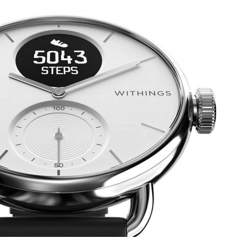 WITHINGS SCANWATCH STEEL 38mm WHITE White