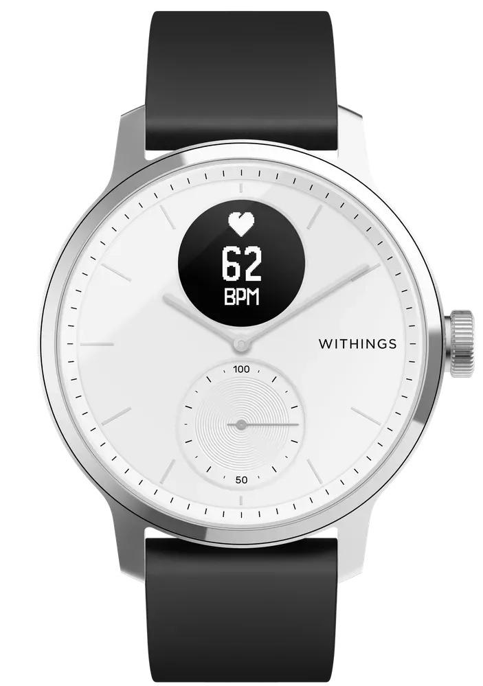 WITHINGS SCANWATCH STEEL 42mm WHITE White