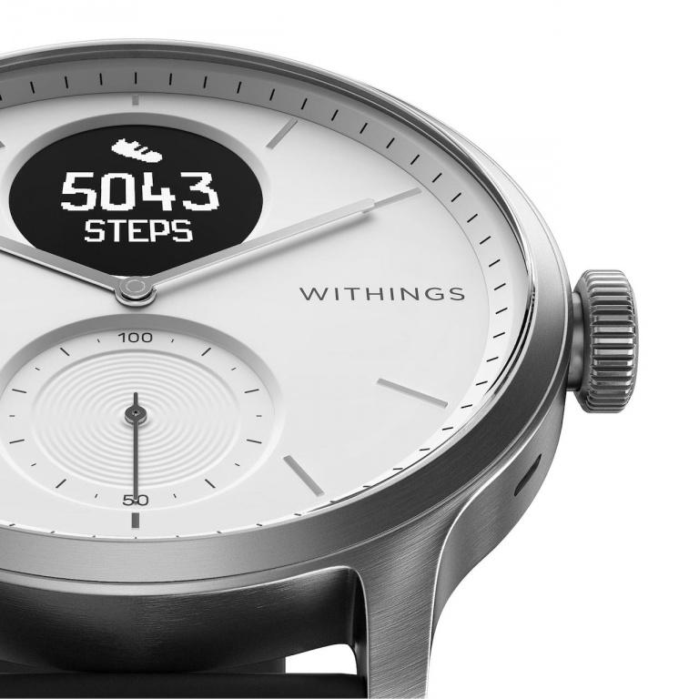 WITHINGS SCANWATCH STEEL 42mm WHITE White