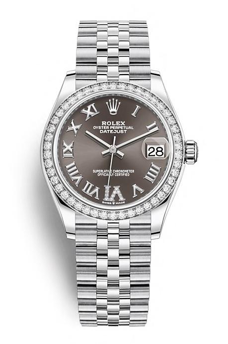 ROLEX OYSTER PERPETUAL DATEJUST 31 31mm 278384RBR Gris