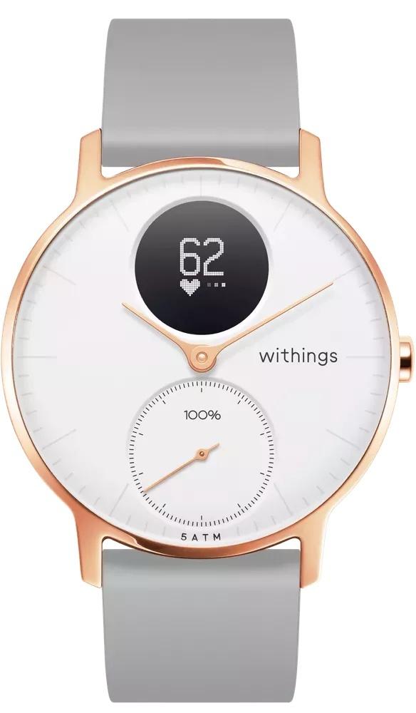 WITHINGS STEEL HR CLASSIC 36mm WHITE Blanc