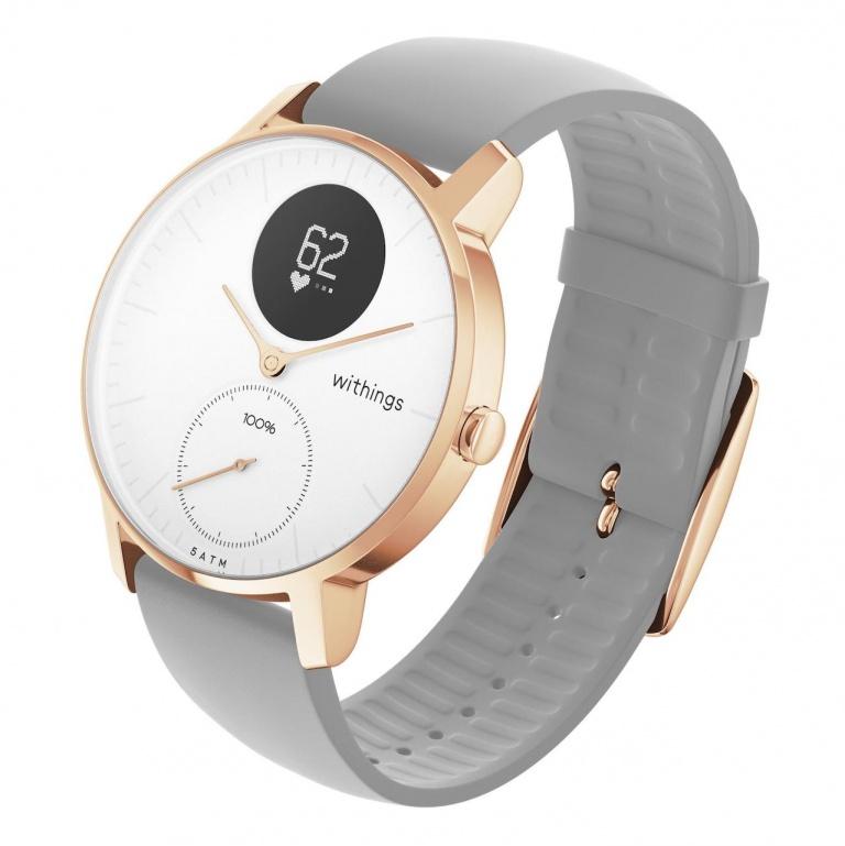 WITHINGS STEEL HR CLASSIC 36mm WHITE Blanc