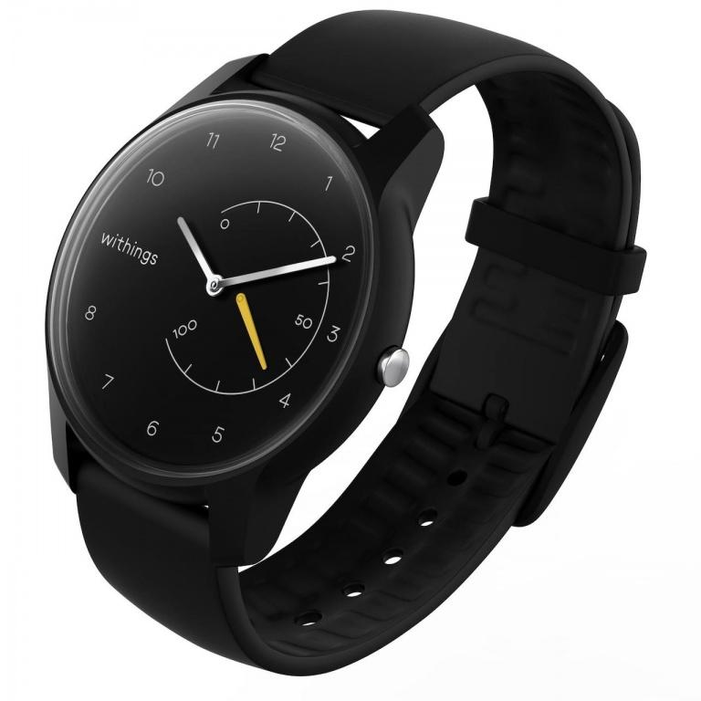 WITHINGS MOVE BASIC ESSENTIALS 38mm Black & Yellow Gold Noir