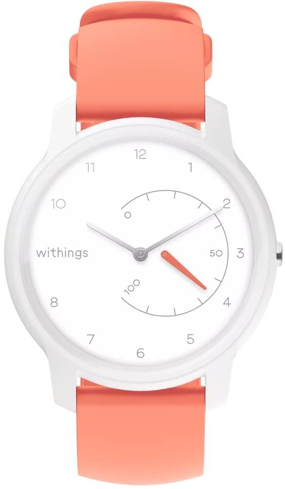 WITHINGS MOVE BASIC ESSENTIALS 38mm White & Coral Blanc