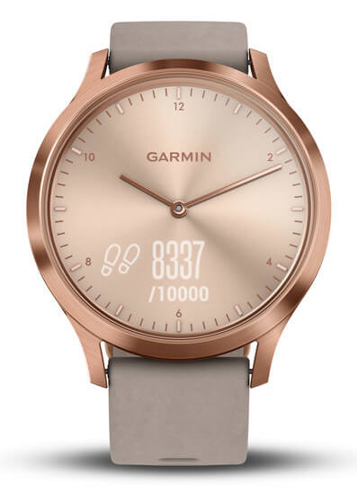 en milliard Rejse død GARMIN VIVOMOVE HR ROSE GOLD 010-01850-09: retail price, second hand price,  specifications and reviews - AskMe.Watch