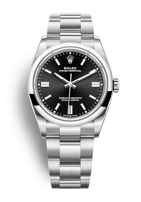 rolex oyster perpetual 36 black