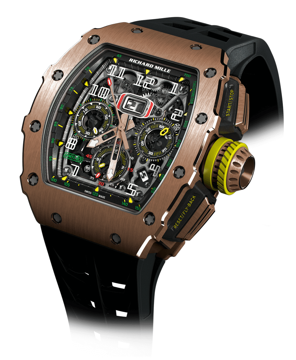 sirene beschaving Roux RICHARD MILLE RM RM 011 RM 11-03 Flyback Chronograph: retail price, second  hand price, specifications and reviews - AskMe.Watch